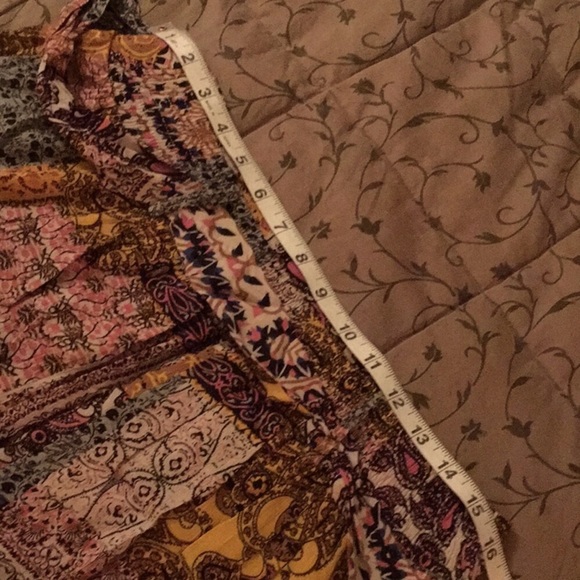 VIBRANT BOHO SPLIT LEG PANTS - Picture 8 of 8